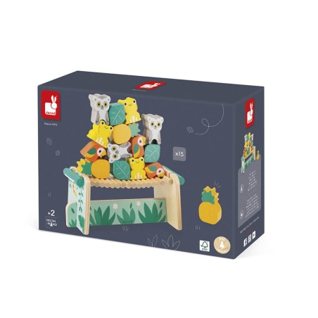 Jeu d'équilibre bois - Jeu de societe enfant 2 ans - Janod