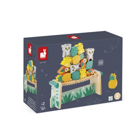 Jeu d'équilibre bois - Jeu de societe enfant 2 ans - Janod