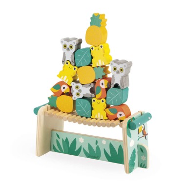 Jeu d'équilibre bois - Jeu de societe enfant 2 ans - Janod