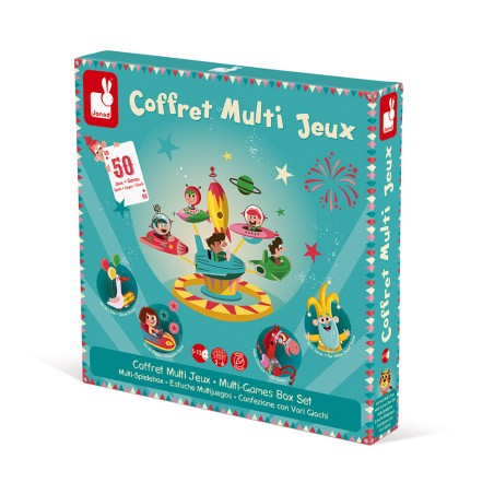 Coffret Multi Jeux Carroussel - Un jeu - Janod