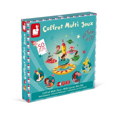 Coffret Multi Jeux Carroussel - Un jeu - Janod