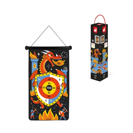 Jeu de Fléchettes Magnétiques - Dragons - Un jeu - Janod