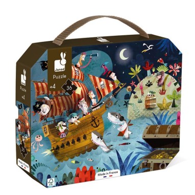 Puzzle La Chasse au Trésor 36 pièces : Puzzles 20 à 49 pièces - Janod