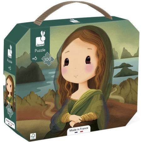 Puzzle enfant 100 pièces, puzzle art, puzzle enfant 6 ans - Janod