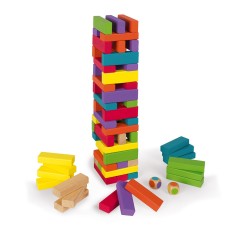 Jeu d'adresse en bois - Equilibloc , jeu de sociéte enfant - Janod 2