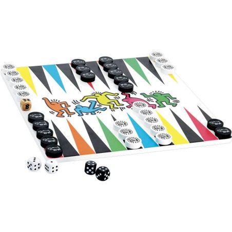 Jeu de dames et backgammon Keith Haring - Vilac