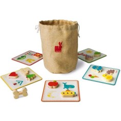 Jeu de reconnaissance tactile - : jouets, déco, puériculture - Janod