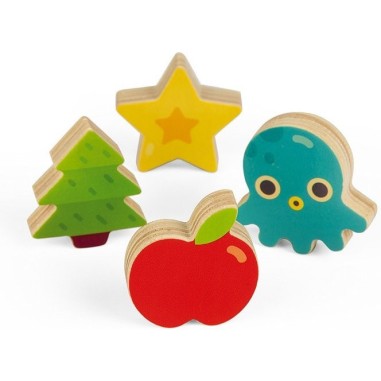 Jeu de reconnaissance tactile - : jouets, déco, puériculture - Janod