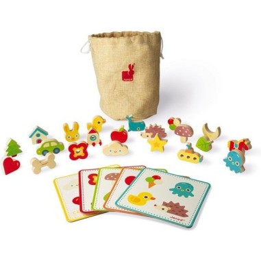 Jeu de reconnaissance tactile - : jouets, déco, puériculture - Janod