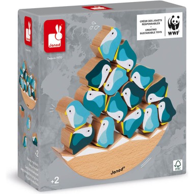 Basculo Manchots Wwf - Un jeu - Janod
