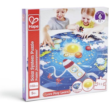 Puzzle système solaire 102 pcs - Hape - Un jeu Hape - Hape Toys