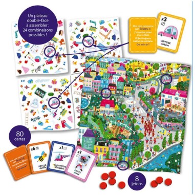 Cherche et trouve Les lettres - Jeu de société enfant - Janod