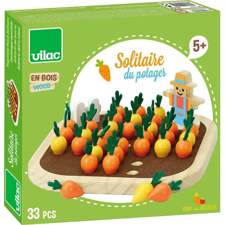 Le Solitaire du Potager - Jour de Récolte - Jeux enfants - Vilac Le Solitaire du Potager - Jour de Récolte - Jeux enfants - Vilac