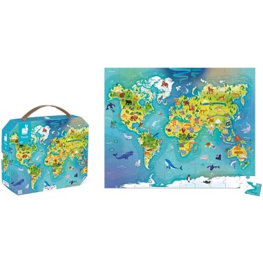 Puzzle 100 pieces - Puzzle enfant 6 ans, jouet enfant 6 ans - Janod