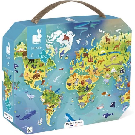 Puzzle 100 pieces - Puzzle enfant 6 ans, jouet enfant 6 ans - Janod