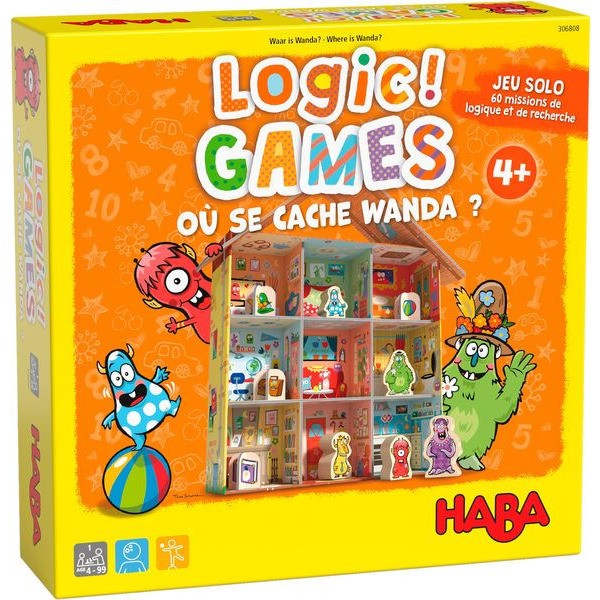 Où Se Cache Wanda ? Logic! Games Haba