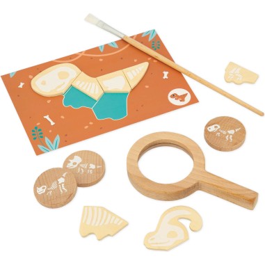 Jeu fouille dinosaure - Fossiles dino pour enfant dès 4 ans - Janod