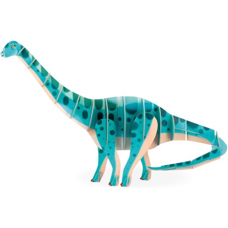 Puzzle dinosaure 3D - Diplodocus, pour enfant dès 5 ans - Janod