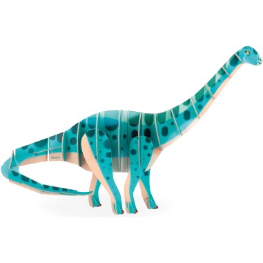 Puzzle dinosaure 3D - Diplodocus, pour enfant dès 5 ans - Janod