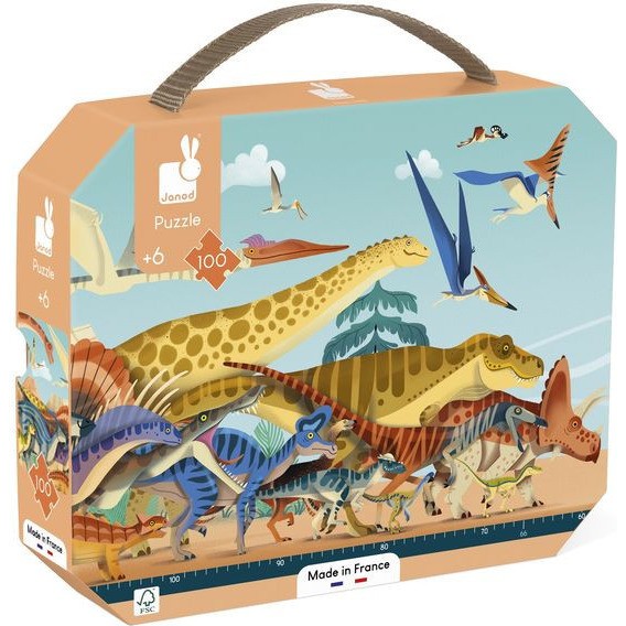Puzzle 100 pièces Panoramique Dino Janod