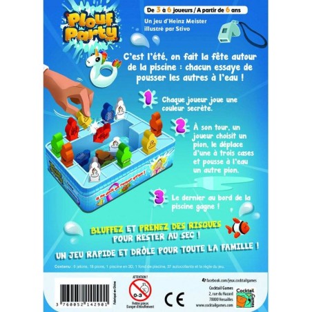 Plouf Party - Jeu de société - Cocktail Games