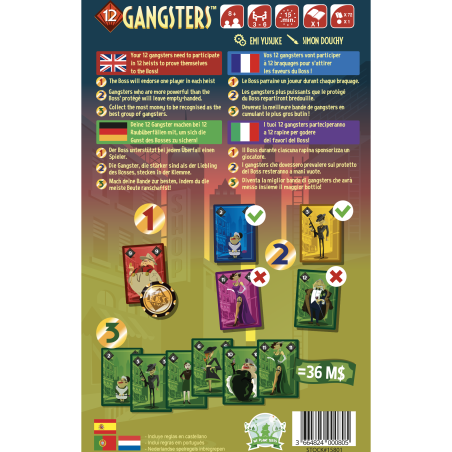 12 Gangsters - Jeux de société - Blue Orange - Blue Orange Games