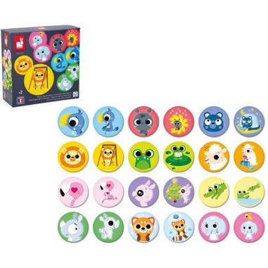 Jeu de mémo pour enfant 2 ans, jeu de société émotions - Janod