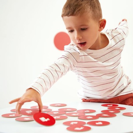 Jeu de mémo pour enfant 2 ans, jeu de société émotions - Janod