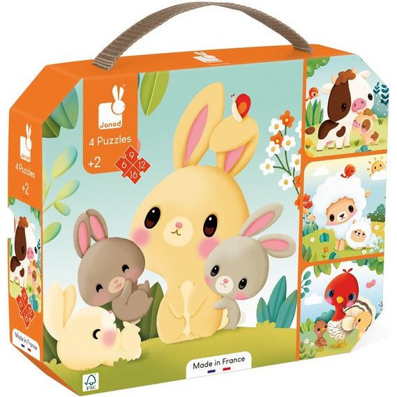 Ferme Puzzles Evolutifs Animaux Ferme Janod