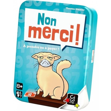 Non merci - jeu de cartes - Gigamic