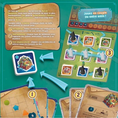Les Architectes d'Amytis - Jeux de société - La Boite de Jeu