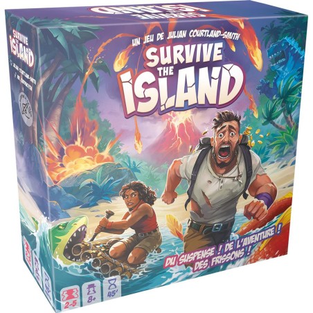 Survive The Island - Zygomatic - Jeux de société - Asmodée Survive The Island - Zygomatic - Jeux de société - Asmodée