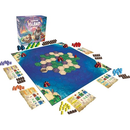 Survive The Island - Zygomatic - Jeux de société - Asmodée Survive The Island - Zygomatic - Jeux de société - Asmodée