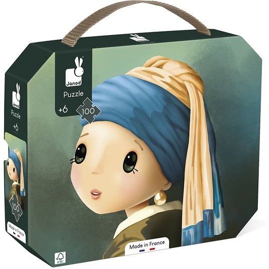 Puzzle 100 pièces : Inspiré de Vermeer Janod