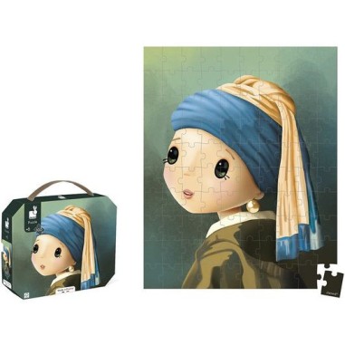 Puzzle Inspiré de Vermeer 100 pièces : Puzzles 50 à 149 pièces - Janod