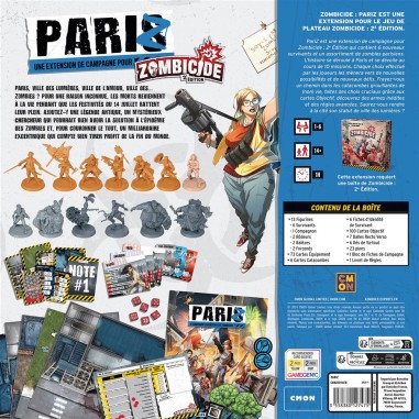 Zombicide 2nd Edition : PariZ - Cmon