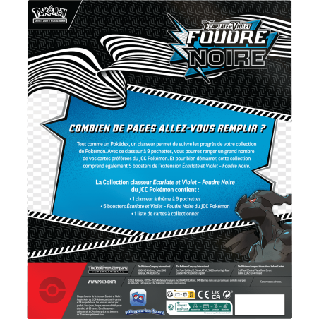 : Portfolio + 5 boosters Foudre Noire - Asmodée