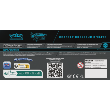 : Coffret Dresseur d'Elite Foudre Noire - Asmodée