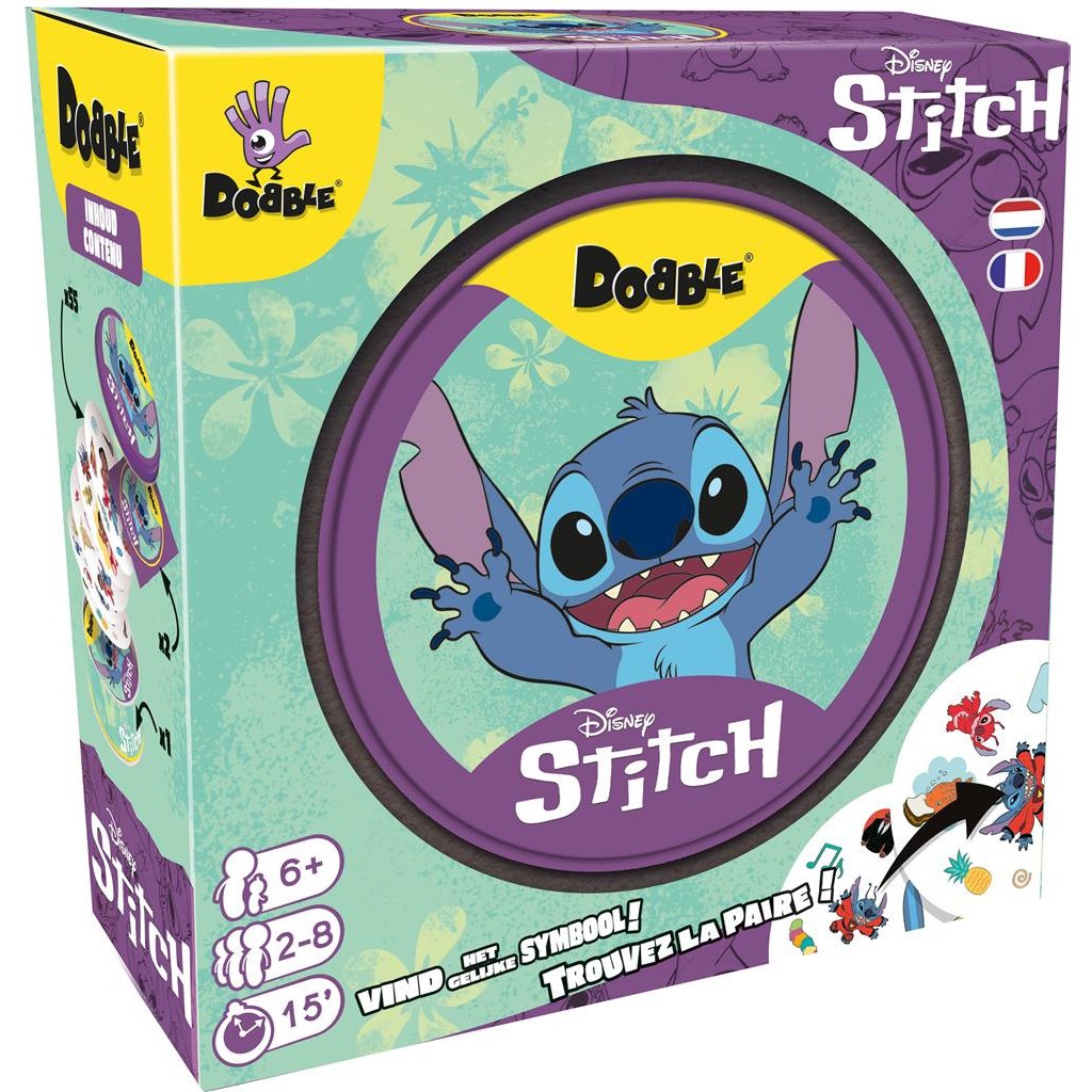 Dobble : Lilo et Stitch Eco Sleeve Fr/Nl Asmodée