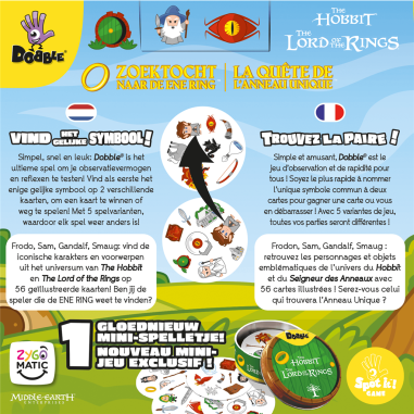 Dobble : Seigneur des Anneaux - Asmodée