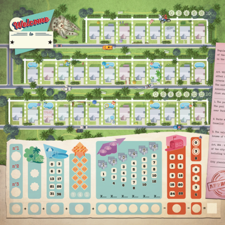 Welcome - Pack de Feuilles - Jeu de société - Blue Cocker