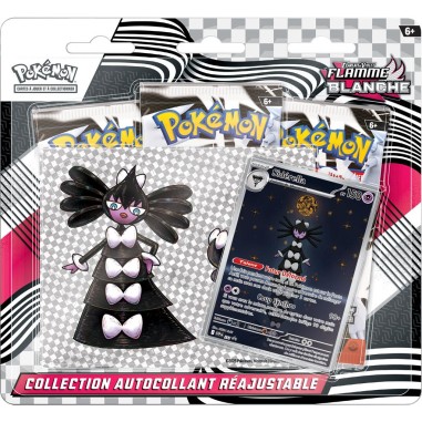 : Tech Sticker 3-Pack Flamme Blanche - Pokémon