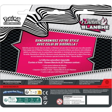 : Tech Sticker 3-Pack Flamme Blanche - Pokémon