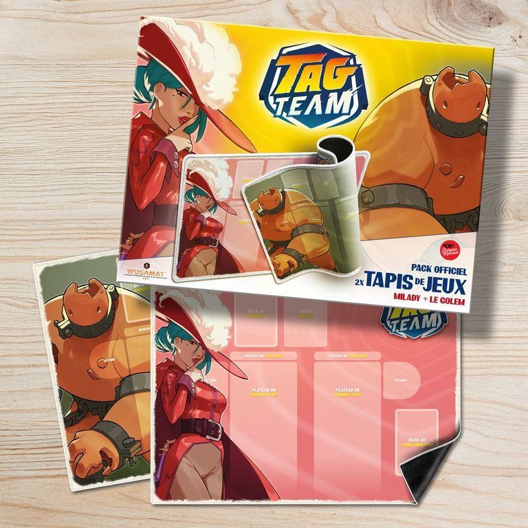 Tapis de jeu Tag Team Milady et le Golem Le Scorpion Masqué