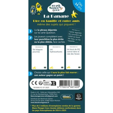 Blanc Manger Coco : La Banane - Hiboutatillus