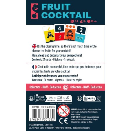 Feux Follets : Fruit Cocktail - Don t Panic Games Feux Follets : Fruit Cocktail - Don t Panic Games
