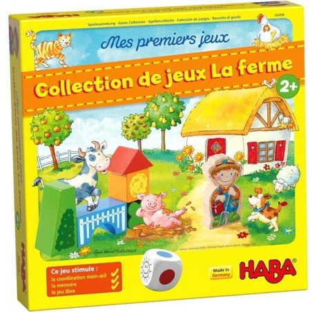 Mes premiers jeux : collection de jeux de la ferme - Haba