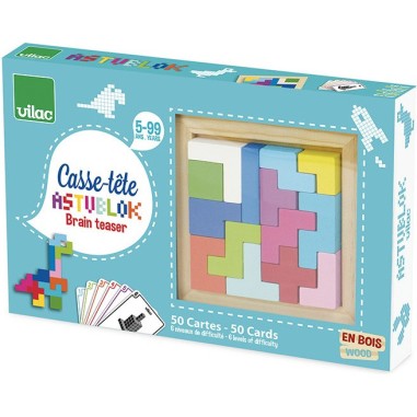 Astublok, Jeu casse-tête, Casse-tête en bois pour enfant - Vilac