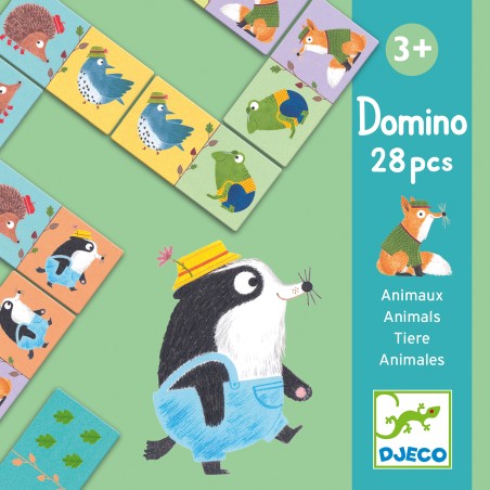 Domino Animaux - Jeux de société Enfants - Djeco
