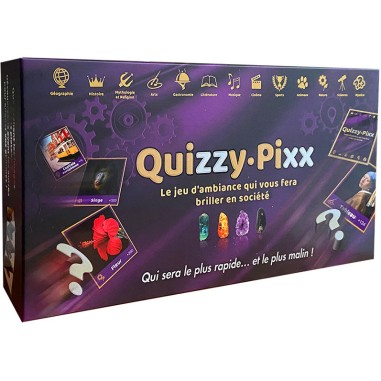 Quizzypixx - Jeux de société - Gingergrey Games